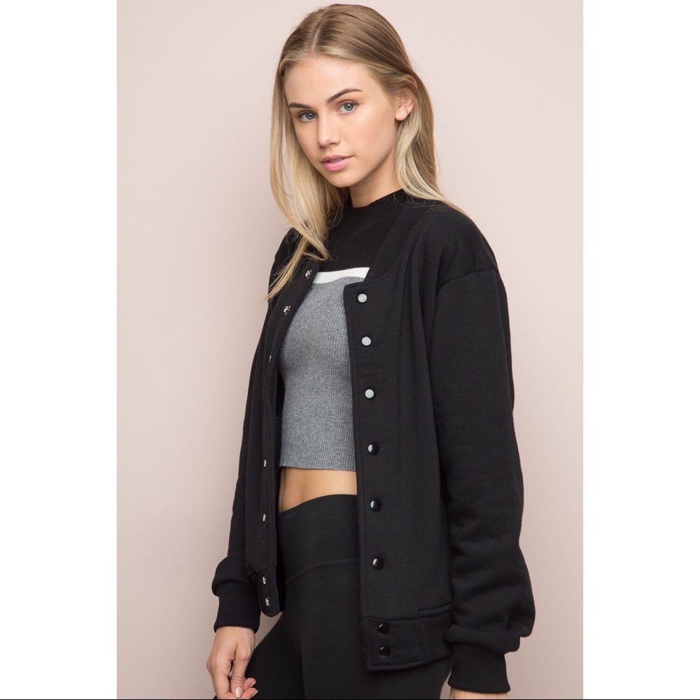 Brandy Melville NY soho bomber jacket